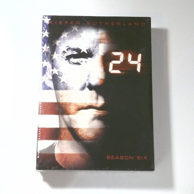 24 Season 6 Six Kiefer Sutherland Six Disc Set 2007 Fox TV DVD Video New Sealed