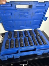 Cornwell Tools Cbpi3lm 15 Piece 12 In. Drive Metric Deep Power Socket Set