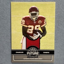 2008 Bowman Rookie Shoot Fabric Of The Future Jamaal Charles KC Chiefs