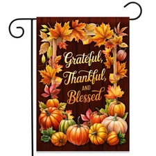 Briarwood Lane Thankful Blessings Double-Sided Garden Flag