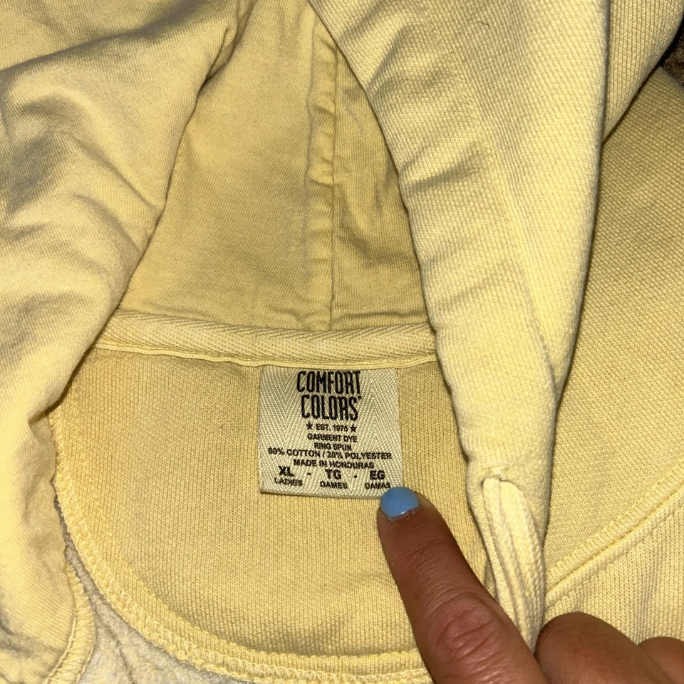 Женская толстовка Seaside 30A XL желтая куртка на молнии Florida Beach - Изображение 4 из 4