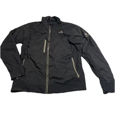 North Face Steep Series Coat Mens M Black  Jacket Insulated Lightweight Full Zip