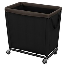 Basic Laundry Hamper with Wheels, 310L Extra Large Rolling Laundry Basket, He...