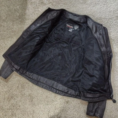 ARLEN NESS Genuine Leather Jacket, Size L Black [Used EXC] ship From JAPAN◎ image 6