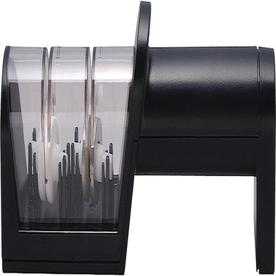 Zwilling Miyabi Knife Sharpener Ceramic Diamond Discs Matte Black 1002088