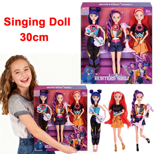 Singing Collectible Cosplay Demon Hunters Dolls Moveable Joint Figure JQ