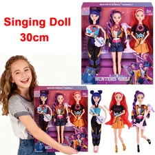 Singing Collectible Cosplay Demon Hunters Dolls Moveable Joint Figure JQ