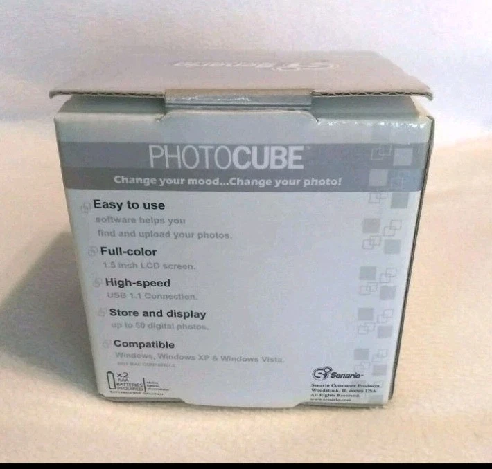 2007 Senario Entertainment Photo Cube Color Digital Photo Frame NIB  - Image 4 of 4
