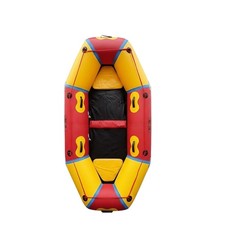 Inflatable Boat Reinforced Kayak Hard Bottom Drifting Fishing Emergency Sturdy