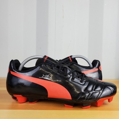 UK 9 - Puma Evo Power 4 schwarz Herren fester Untergrund Fußballschuhe 102953 06