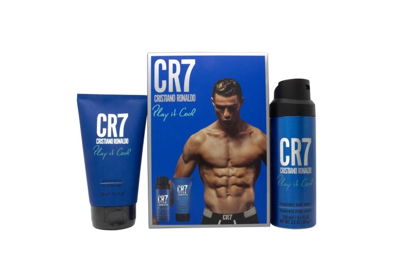 Cristiano Ronaldo CR7 Play It Cool Gift Set 150ml Shower Gel + 150ml Body Spray