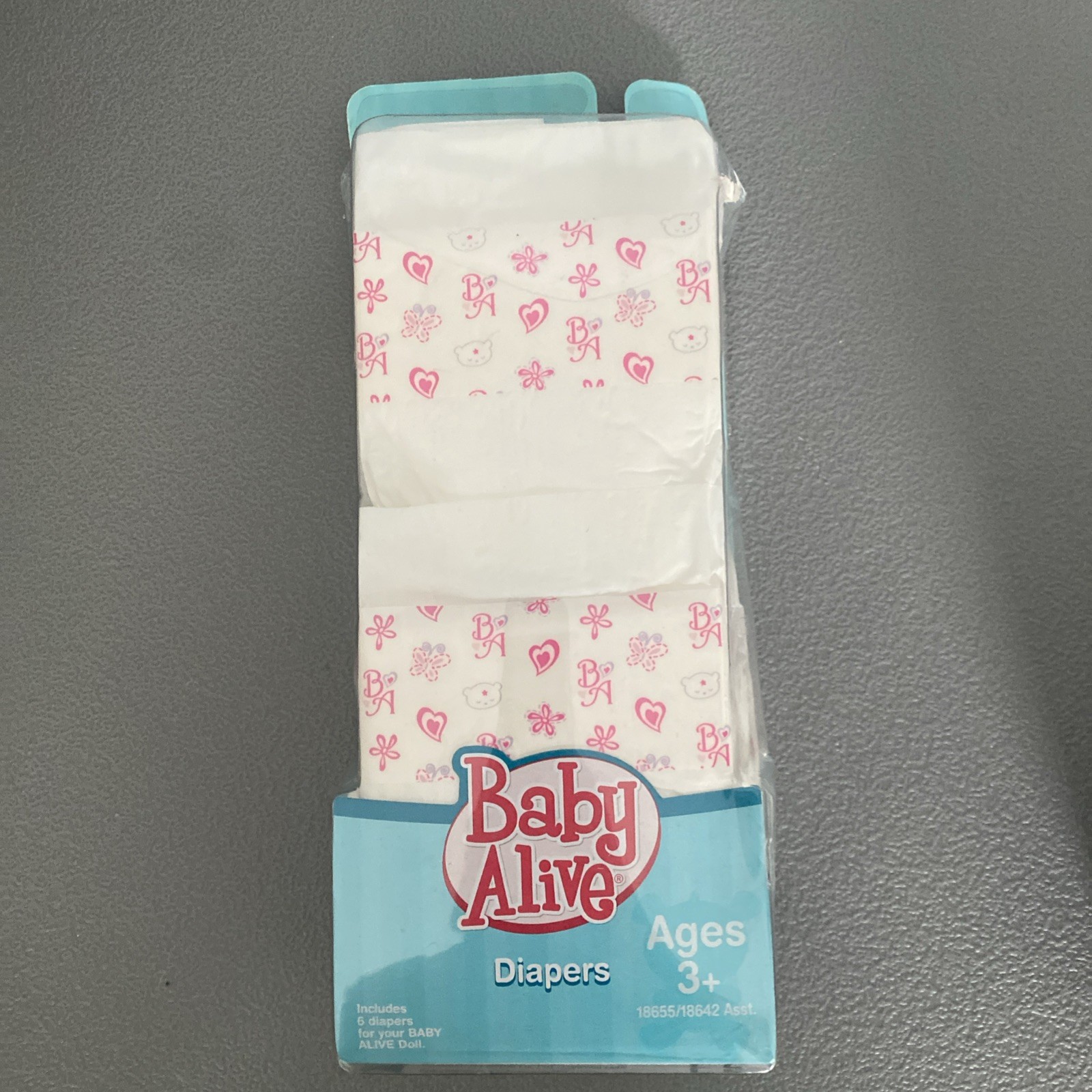 Baby Alive Diapers Pack Pretend Play, 6 Count