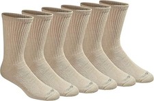 Dickies Men's Dri-Tech Essential Large, Worker Khaki 6 Pairs ...