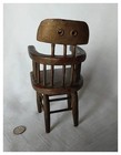 Antique Primitive, Folk Art, Miniature Windsor Chair — photo 6