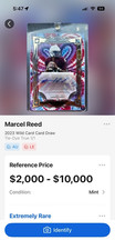 Wild Card 2023 Card Draw Marcel Reed Tie-Dye True 1/1 Autograph Football
