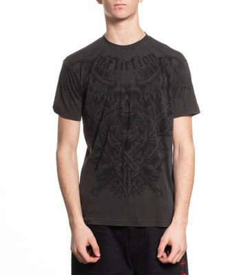 Affliction T-Shirt Herren Tortured S/S Tee schwarz Rockwear, Streetwear