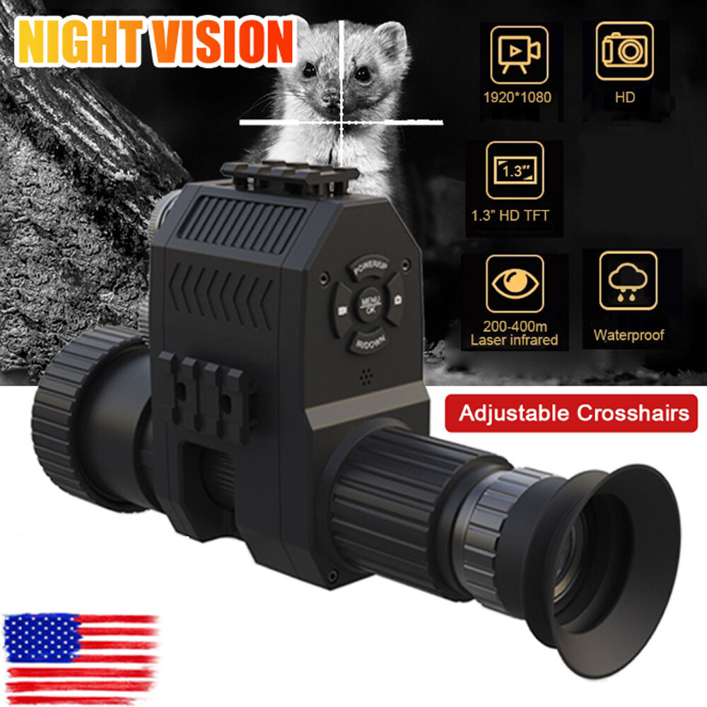 1080P 4X Megaorei 4A Telescope Sight Monocular Night Vision Scope Camer Hunting