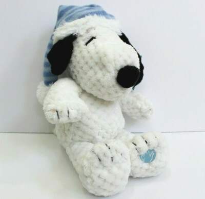 Peanuts Musical Light Up Snoopy Plush Plays Deck The Halls Jiggle Bells 16in NEW