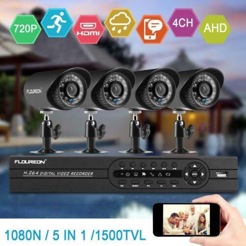 Floureon Security Camera NTSC System 4/8 AHD Cameras, 720P Floureon Security Camera NTSC System 4/8 AHD Cameras, 720P