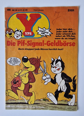 YPS Nr. 498 Die Pif-Signal-Geldbörse, Bastel Heft Comic 80s 1985 80s Hubba Bubba
