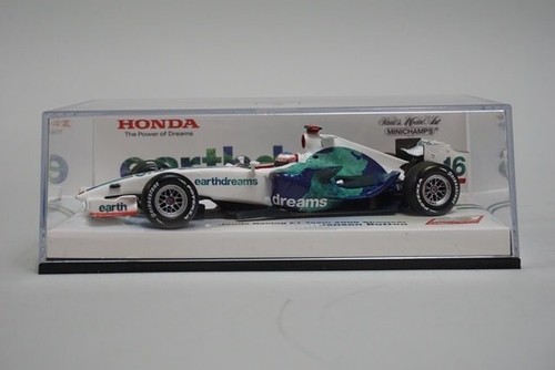 1:43 MINICHAMPS KYOSHO Honda Racing F1 Team Show Car 2008 #16 J. Button - Picture 8 of 9