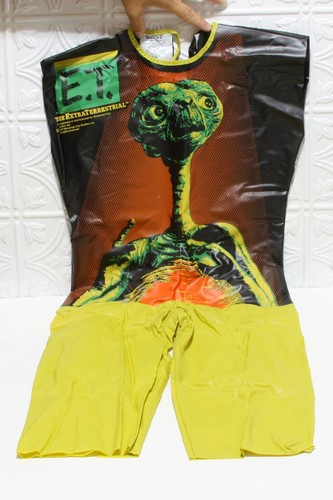 Vintage 1982 Collegeville Costumes E.T. The Extra Terrestrial Costume Only Small - Picture 2 of 5