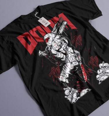 OG D00M Slayer Premium Unisex Tee, Gamer Gift, Gaming Shirt, Doom Fan Apparel