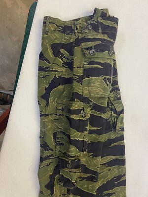 Original Vietnam John Wayne Dense Pattern Tiger Stripe Pants Original Vietnam John Wayne Dense Pattern Tiger Stripe Pants
