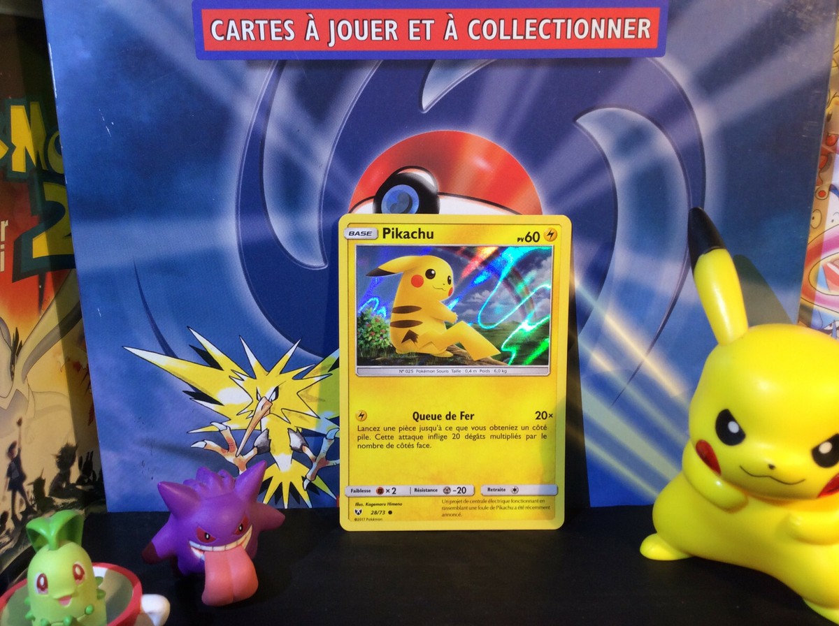 Carte Pokemon Pikachu Holo PROMO 28/73 SL3.5 Legendes Brillantes Coffret  Raichu | eBay