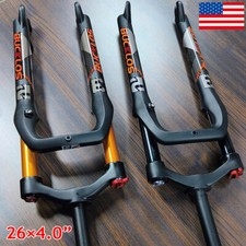 26*4.0 inch MTB Fat Bike Air Suspension Fork ...