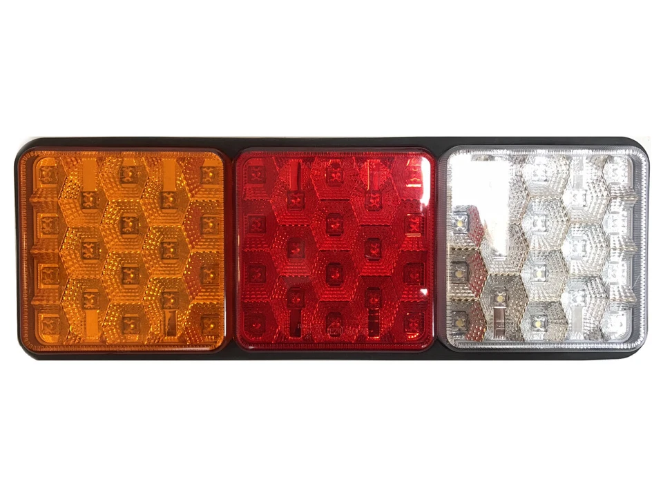 Luz trasera Eagle Lights Rubbolite para Chevy con luces traseras de cuerpo de estaca Foto 2 de 4