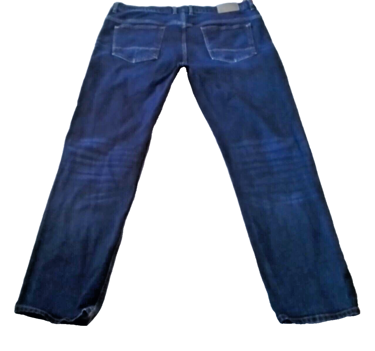 Trenery Men size 38 Jeans Med Blue Stretch Straight in Pre Owned Cond