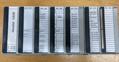 AEG Modicon A120 / Geadat U120  ALU 200 + KOS202  + ADU206 + DEP216 + DAP212