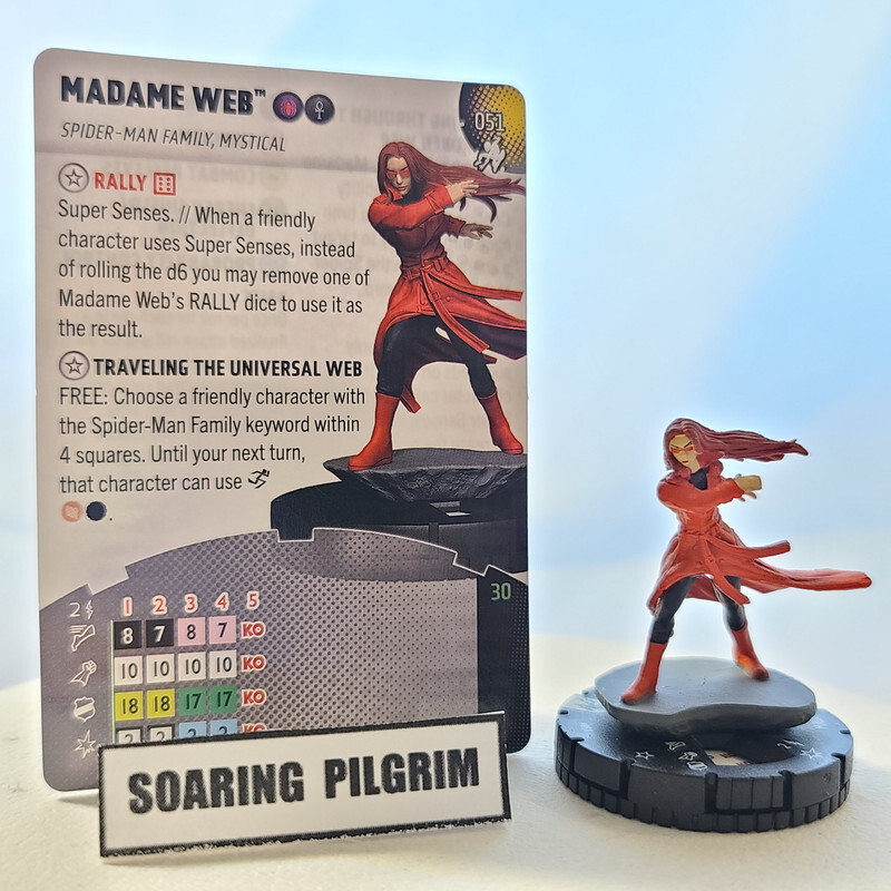 Marvel Heroclix MADAME WEB - 051 SUPER RARE Spider-Man Beyond