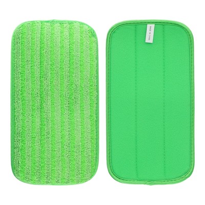 Durable and Practical 2 Pack Microfiber Mop for PADS for Wet Jet Green