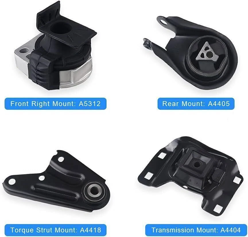 Engine Motor & Trans Mount Kit for 2004-2009 Mazda 3 2006-2010 Mazda 5 2.0L 2.3L Foto 2 de 4