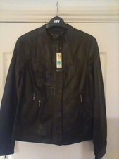 Leather Jacket Top Quality Ladies Size 14 Brand New Cost £249