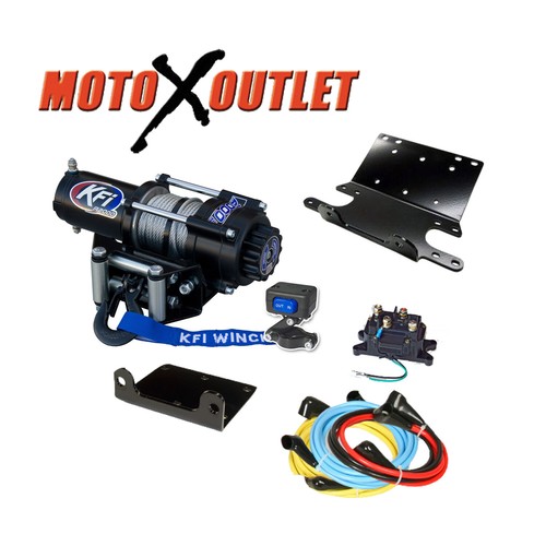 Honda Foreman 400 450 Winch and Mount Plate Kit 19932004 2000 lbs KFI ATV eBay