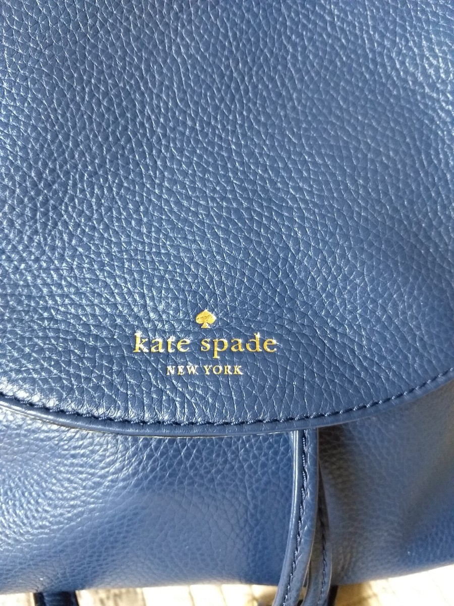 Kate Spade New York Grey street wilder backpack in Black Pebble Leather Clean Kate Spade Grey Street Wilder Pebbled Leather Mini Backpack  main image 4