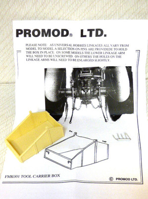 Promod Collectors Model Farm Implement Kits 1:16 Scale Tool Box Carrier