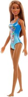 Barbie Puppe Mit Blauen Badeanzug L Mattel I Neu Mit Ovp - Beach Doll -