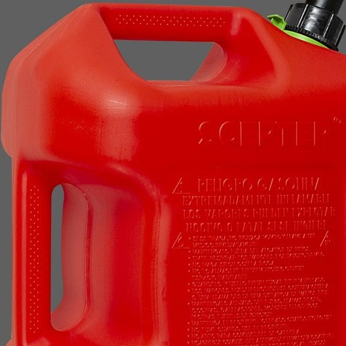 5 Gallon Red Gas Can Smart Control Fuel Container FSCG572 Easy Pour Spout New - Picture 6 of 8