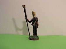 WATERLOO REGIMENTS PEWTER 1-32 54MM PAINTED SOLDIER FRENCH EAGLE STANDARD BEARER