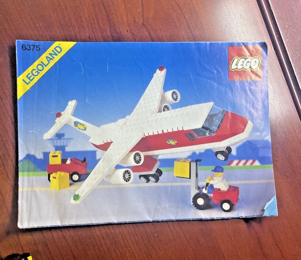 Lego 6375 Trans Air Carrier avión jet juego parcial con manual aeropuerto Foto 2 de 4