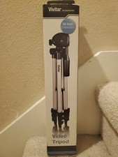 Vivitar VPT1250 50-Inch Tripod Black/Silver  opened box and in Good Condition.