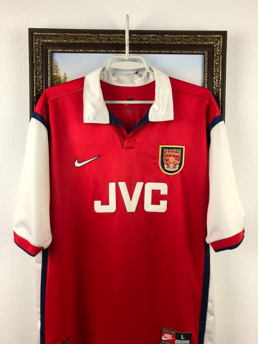 Arsenal Home football shirt 1998 Soccer #8 Ljungberg Nike Jersey