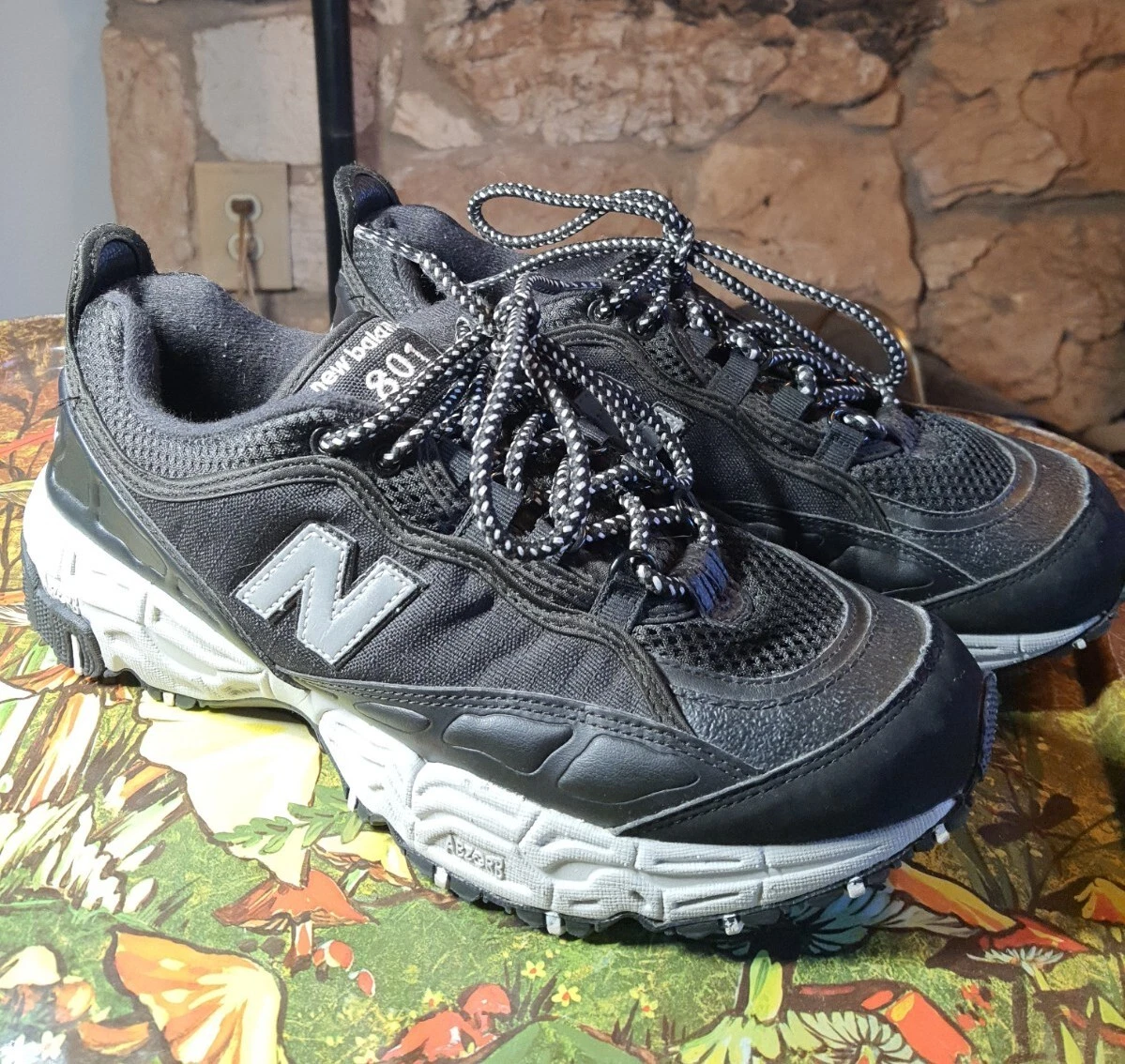 New Balance Mens Classics ML801SA Black Silver Size 9.5 D All Terrain