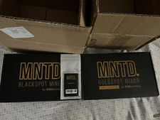 2 Bundle MNTD. GOLDSPOT And BLACKSPOT HNT MINER W. Upgrade KIT US. In hand/Fast