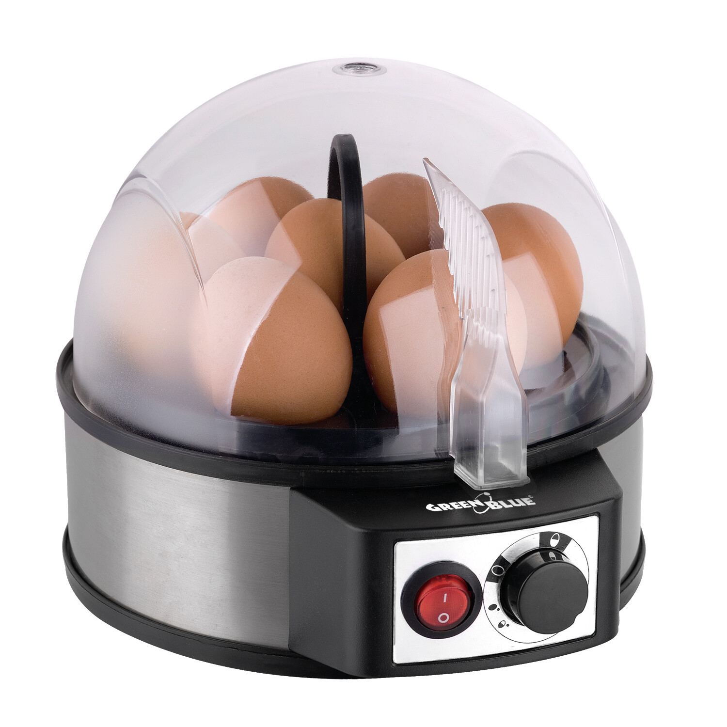Cuociuova GreenBlue 400W 7 Uova Automatico Misurino GB573