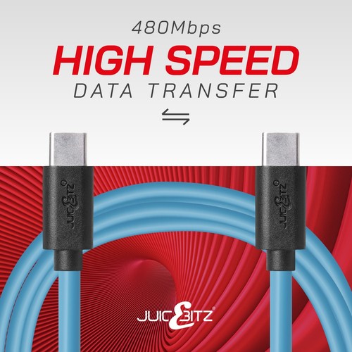 JuicEBitz® USB typu C Kabel do szybkiej ładowarki do iPhone 15 16e iPad Air, iPad Pro - Zdjęcie 29 z 81